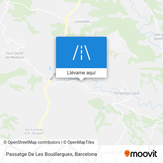 Mapa Passatge De Les Bouillargues