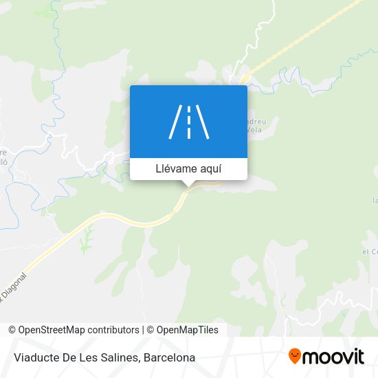 Mapa Viaducte De Les Salines