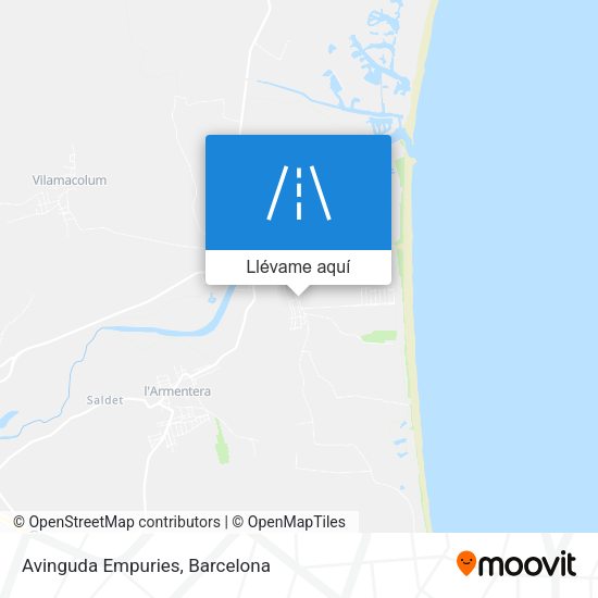 Mapa Avinguda Empuries