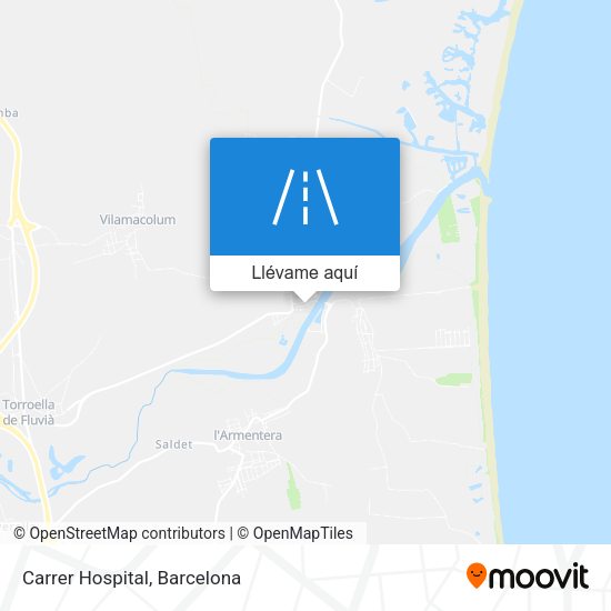 Mapa Carrer Hospital