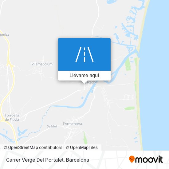 Mapa Carrer Verge Del Portalet