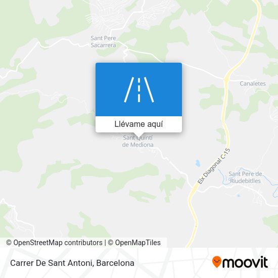 Mapa Carrer De Sant Antoni