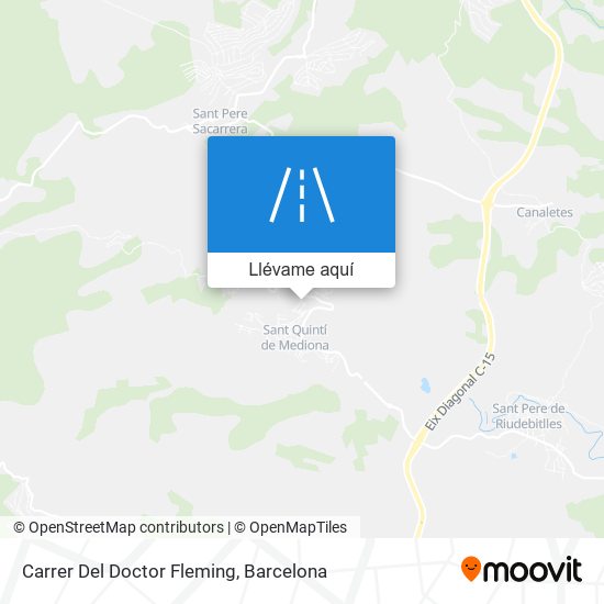 Mapa Carrer Del Doctor Fleming