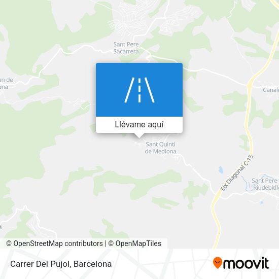 Mapa Carrer Del Pujol