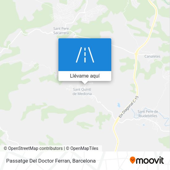 Mapa Passatge Del Doctor Ferran