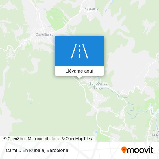 Mapa Camí D'En Kubala