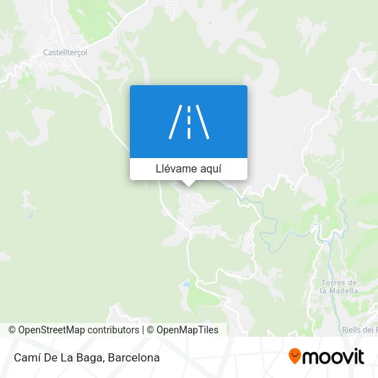 Mapa Camí De La Baga