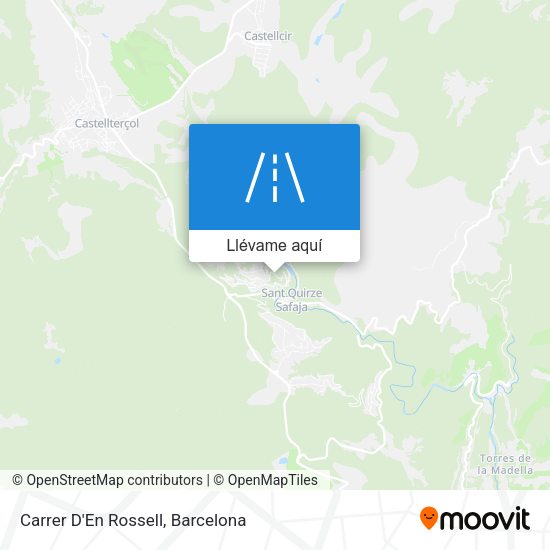 Mapa Carrer D'En Rossell