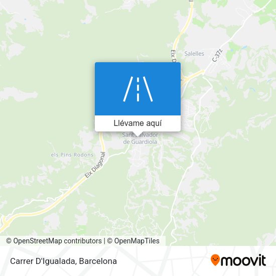 Mapa Carrer D'Igualada