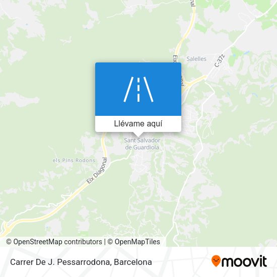 Mapa Carrer De J. Pessarrodona