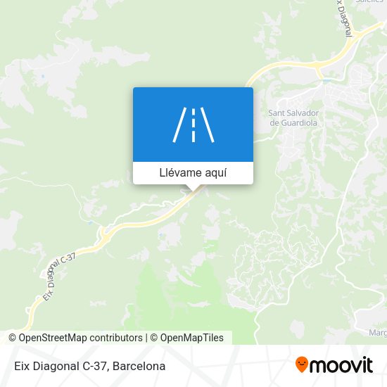 Mapa Eix Diagonal C-37