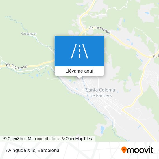 Mapa Avinguda Xile