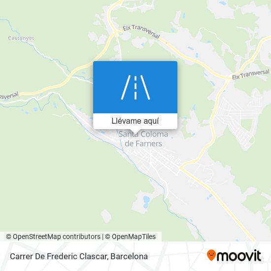 Mapa Carrer De Frederic Clascar