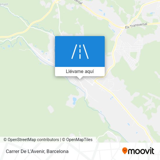 Mapa Carrer De L'Avenir