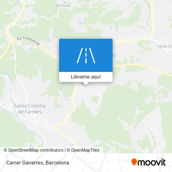 Mapa Carrer Gavarres