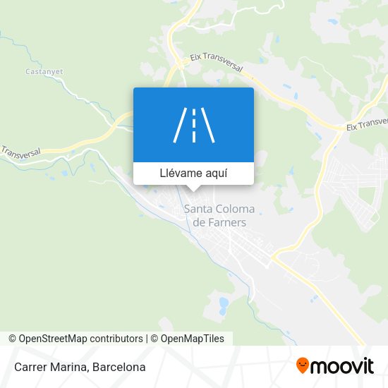 Mapa Carrer Marina