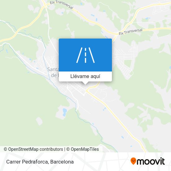 Mapa Carrer Pedraforca