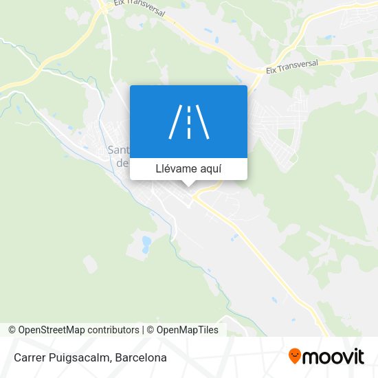 Mapa Carrer Puigsacalm