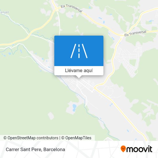 Mapa Carrer Sant Pere