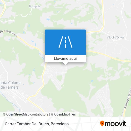 Mapa Carrer Tambor Del Bruch