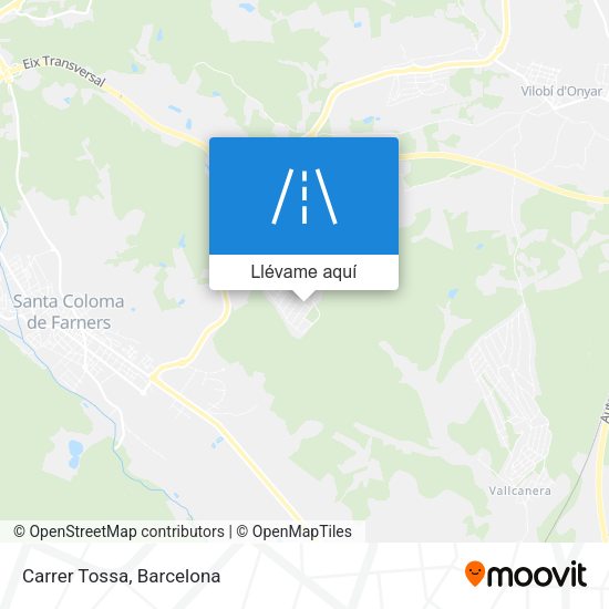 Mapa Carrer Tossa