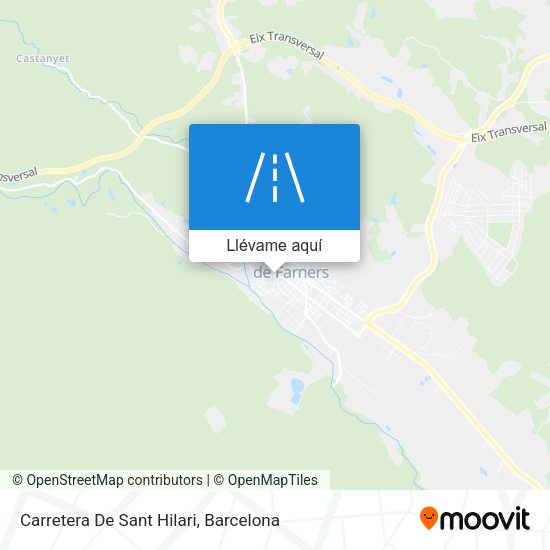 Mapa Carretera De Sant Hilari