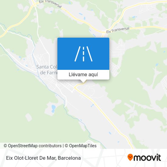 Mapa Eix Olot-Lloret De Mar