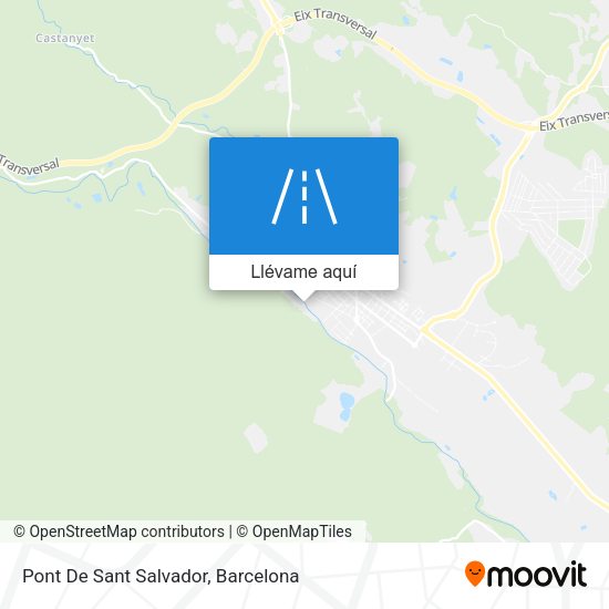 Mapa Pont De Sant Salvador