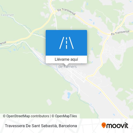 Mapa Travessera De Sant Sebastià