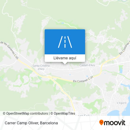 Mapa Carrer Camp Oliver