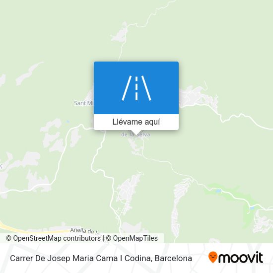 Mapa Carrer De Josep Maria Cama I Codina