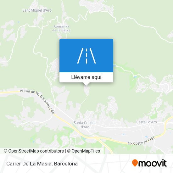 Mapa Carrer De La Masia