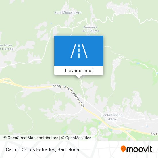 Mapa Carrer De Les Estrades
