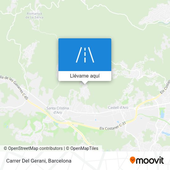 Mapa Carrer Del Gerani