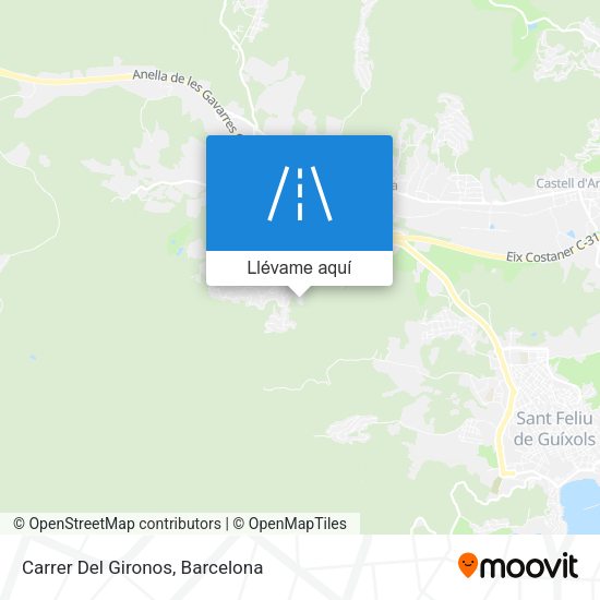 Mapa Carrer Del Gironos