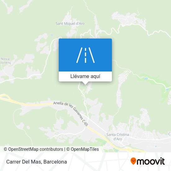 Mapa Carrer Del Mas