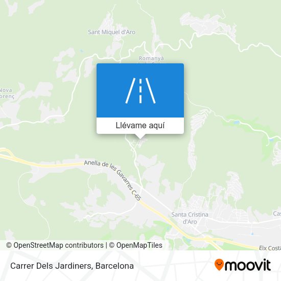 Mapa Carrer Dels Jardiners