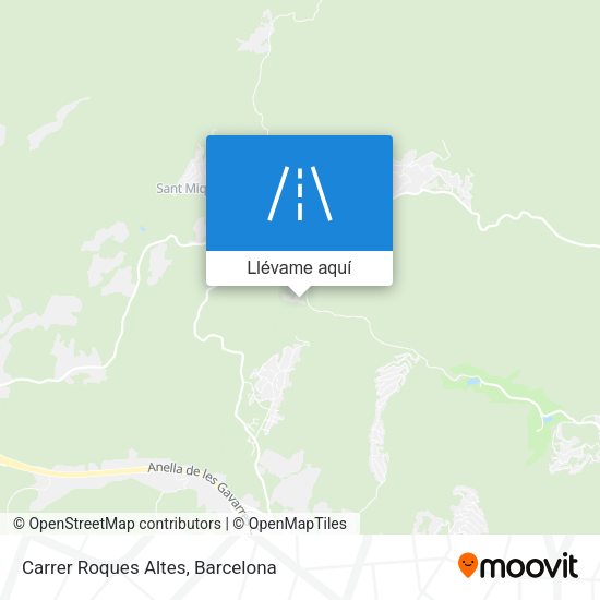 Mapa Carrer Roques Altes