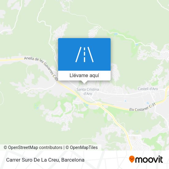 Mapa Carrer Suro De La Creu