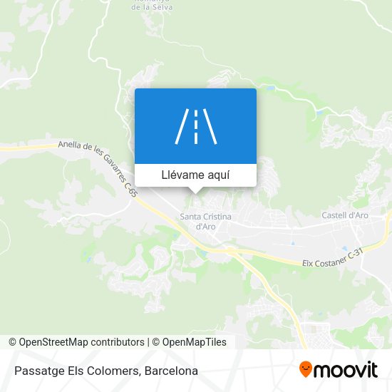 Mapa Passatge Els Colomers
