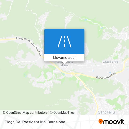 Mapa Plaça Del President Irla