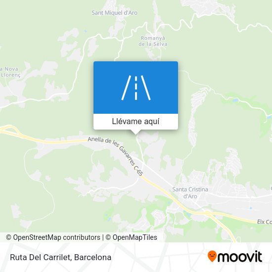 Mapa Ruta Del Carrilet