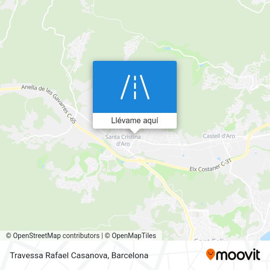 Mapa Travessa Rafael Casanova