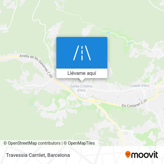 Mapa Travessia Carrilet