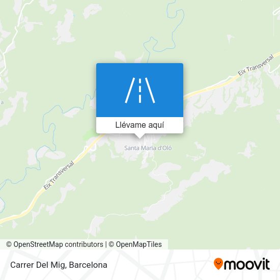 Mapa Carrer Del Mig