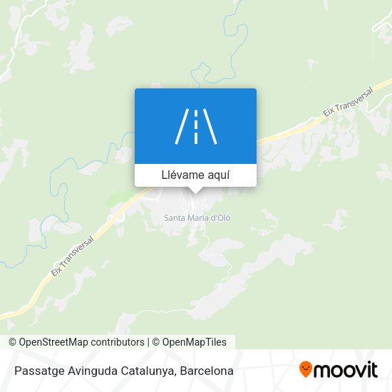 Mapa Passatge Avinguda Catalunya