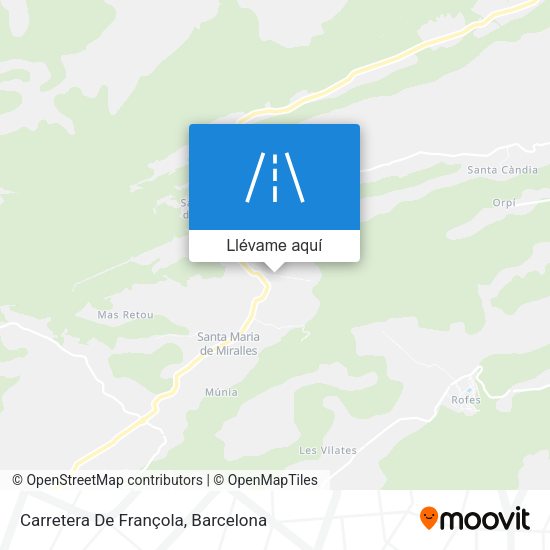Mapa Carretera De Françola