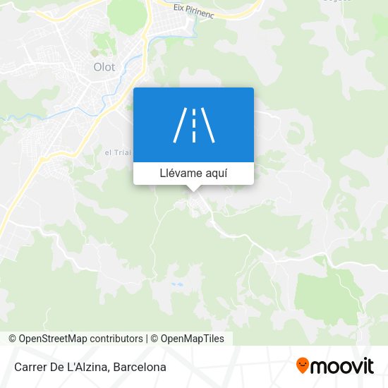 Mapa Carrer De L'Alzina