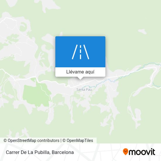 Mapa Carrer De La Pubilla