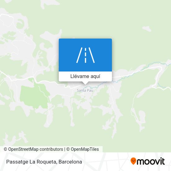 Mapa Passatge La Roqueta